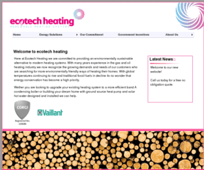 ecotechheating.net: Welcome to ecotechheating :: Design and installation of energy efficient 
heating systems
