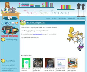 thatssewshawna.com: Blogger: Blog not found
Blogger is a free blog publishing tool from Google for easily sharing your thoughts with the world. Blogger makes it simple to post text, photos and video onto your personal or team blog.