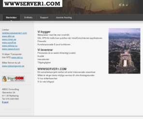 wwwserver1.com: WWWSERVER1.COM
Applikationsdrift, Joomlahosting