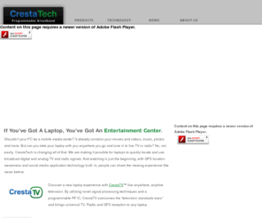 crestatech.com: CrestaTech | Programmable Broadband
CretaTech: programmable Broadband. The CrestaTech Vision; Anywhere, anytime broadband access.