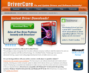 drivercure.com: Fix, Update, Install Drivers Automatically - Download Now - ParetoLogic DriverCure
Fix broken hardware! ParetoLogic DriverCure is the premium solution for dealing with out-of-date Windows and Vista drivers that lead to hardware device errors.