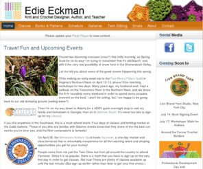 edieeckman.com: Welcome to Edie Eckman Online
Knit and Crochet Designer, Author, and Teacher