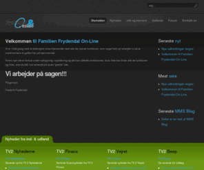 f-frydendal.dk: Velkommen til Familien Frydendal On-Line
Familien Frydendal On-Line byder velkommen på vores nye hjemmeside som har fået en ordentlig "MAKEOVER"