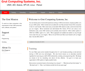 grut-computing.com: Grut Computing Systems
UNIX / Linux Training, Development and Consulting