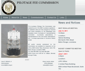 lapfc.com: Lousiana Pilotage Fee Commission
Place your page description here.