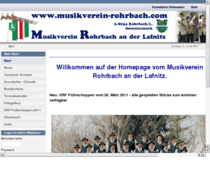 musikverein-rohrbach.com: Musikverein Rohrbach an der Lafnitz
Musikverein Rohrbach an der Lafnitz