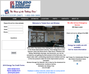 toledodoor.com: Toledo Door and Window
Toledo area dealer in garage doors, windows, siding, entry and storm doors, sunrooms awnings and much more