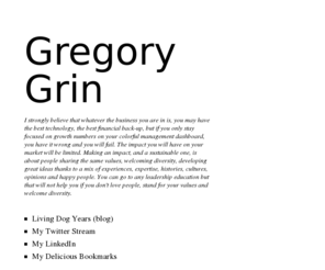 gregorygrin.com: Gregory Grin
Leading digital media and technology business, putting people, values and diversity first.