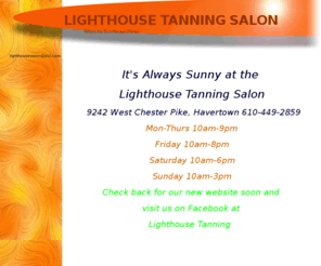 lighthousetanningsalon.net: LIGHTHOUSE TANNING SALON
lighthousetanningsalon.net