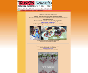 drunkendelicacies.com: Home
Liquor flavored meats and homemade desserts! Sauteed fresh at events for the best quality possible! Gourmet sandwich, salad & rice boxes available.