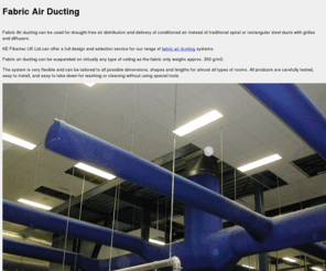 fabricairducting.com: Fabric Air Ducting
Fabric air ducting for low velocity air distribution