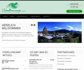 forellencamp.com: Forellencamp Kirchgasser Radstadt | Die Homepage des Forellencamp Kirchgasser in Radstadt, Camping und Restaurant an einem Ort
Die Homepage des Forellencamp Kirchgasser in Radstadt, Camping und Restaurant an einem Ort