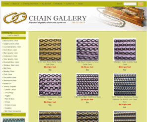 naturalbrasschain.com: ChainGallery | Suppliers of Jewelry Chain Sold by the Foot
Jewelry chain and jewelry supplies | brass | copper | gunmetal | black | gold plate | silver plate | stainless steel 