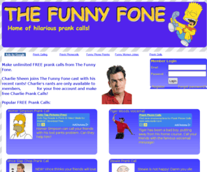 thefunnyfone.com: Make free prank calls with the funny fone - prank call generator
Free prank call generator.  Send a tiger woods prank call for free from our website!