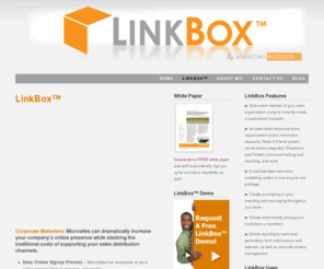 getlinkbox.com: Get Linkbox
Get LinkBox - Convert Your Web Site Visitors Into Patient Appointments and Referrals