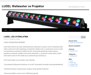 ludel.net: LUDEL Wallwasher ve Projektor | Renkli Aydınlatmada Son Teknoloji
