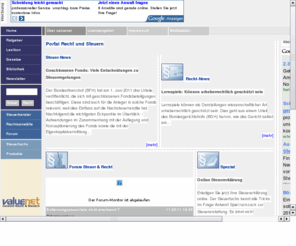 premium-steuer.com: DAS Portal fr Steuern
Alle wichtigen Steuerinformationen an einem Platz