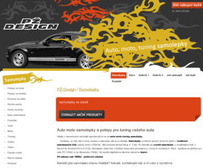 pzdesign.cz: Tuning samolepky, polepy aut
PŽ Design - auto samolepky, samolepky na auto, polepy, tuning auta  Samolepky 