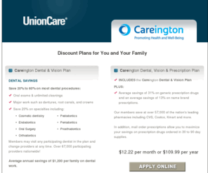 uniondental.net: Discount Plans for You and Your Family
