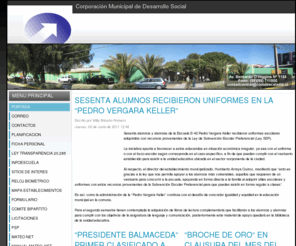 comdescalama.cl: Corporación Municipal de Desarrollo Social de Calama - PORTADA
Joomla - sistema de gerencia de portales dinámicos y sistema de gestión de contenidos