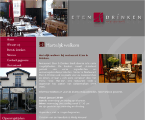 etenendrinken.net: ..:: Restaurant Eten & Drinken heet u welkom ::..
Restaurant Eten & Drinken.