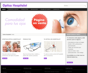 opticahospitalet.com: Optica Hospitalet
Página web en venta, optica Hospitalet, su optica en hospitalet