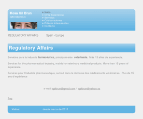regulatory.es: Inicio
Veterinarios - REGULATORY AFFAIRS Spain - Europe
