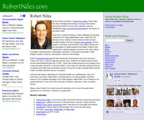 robertniles.com: RobertNiles.com
Robert Niles develops award-winning online news communities and trains Web journalists.