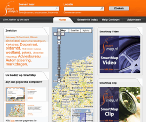 smartmapclip.com: Verenigingen, Bedrijven & Instanties vind je op SmartMap.nl
Met SmartMap zoekt u snel en slim naar bedrijven, instellingen en verenigingen bij u in de buurt of door heel Nederland.