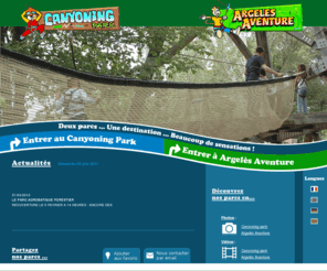 canyoning-park.com: Argelès Aventures -
