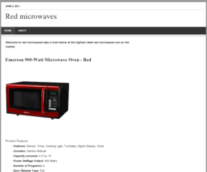 redmicrowave.info: Red Microwaves | Home of all the best microwaves on the market
The best website for all the various red microwaves on the market.