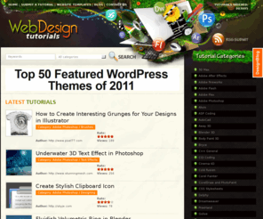 webdesign-tutorials.com: Web Design Tutorials
Web Design Tutorials offers great variety of photoshop tutorials, macromedia flash tutorials, 3D studio max tutorials, swish tutorials and others