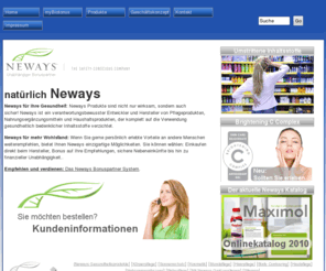 biotonus-international.com: Neways für mehr Gesundheit und Wohlstand
Neways  für mehr Gesundheit und Wohlstand: Sichere und wirksame Produkte, die jeder braucht. Ein einfaches Geschäftskonzept, das jeder kann. Benutzen, empfehlen, verdienen.