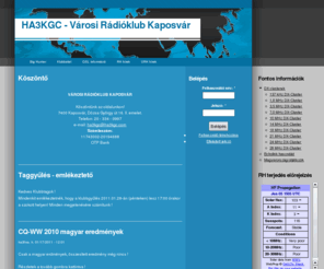 ha3kgc.com: HA3KGC - Városi Rádióklub Kaposvár
