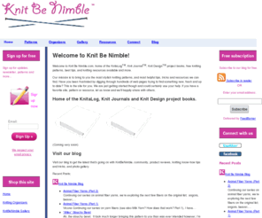 knitbenimble.com: Knitting patterns for free PDF downloads, Knit Journal, KnitaLog tips and resources for knitters
Knitting patterns for women, men, children and pets, knitting tips, knitting resources, Knit Journal and KnitaLog