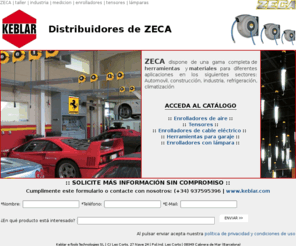 distribuidorzeca.com: Distribuidor ZECA | Enrolladores de aire comprimido | Lámparas portátiles taller mecánico
Disponemos de la gama más completa de enrolladores de aire comprimido, lámparas portátiles, tensores y materiales para talleres mecánicos y sectores del automóvil, contrucción e industria