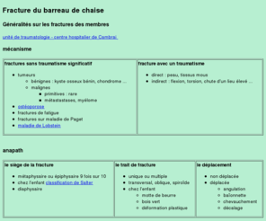 fracture-barreau-de-chaise.com: fracture du barreau de chaise
fractures membres traumatologie hopital cambrai