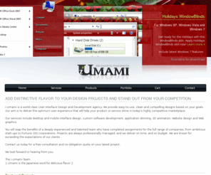 i-umami.net: User interface solution - i-Umami
We offer custom User Interfaces design, WindowBlinds skins, icons, end-to-end software solutions, animated wallpapers and more.