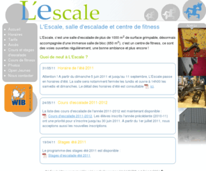 lescalearlon.be: L'Escale, salle d'escalade et centre de fitness
