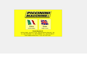 piccininimacchine.it: Piccinini Macchine -  Home Page
Piccinini Macchine: vendita e assistenza di macchine edili, industriali ed agricole usate. 