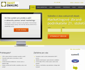 smartemailing.cz: SmartEmailing @ Email Marketing @ newslettery, statistiky, autorespondery a profesionální péče o zákazníky díky emailingu
Chcete více zákazníků? Email marketing Vám pomůže pečovat o zákazníky. Odešlete newsletter, nastavte autoresponder, vše online. 15 dní zdarma na zkoušku!