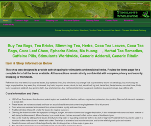 buy-ephedra.com: Home - buy coca tea leaves, ephedra sinica, ma huang 麻黄, generic adderall
buy coca tea leaves, ephedra sinica, ma huang 麻黄, generic adderall, generic ritalin, coca tea bags, herbal tea, worldwide