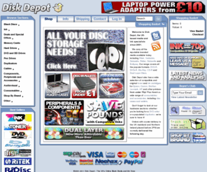 dvd-recordable.co.uk: Blank DVDs and blank CDs from UK online store including DVD-R, DVD R, CD-R | Disk Depot
Disk Depot - cheap UK blank media | DVD-R, DVD R, CD-R, ink, paper and more. Next Day Delivery