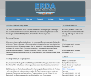 erda-touristik.com: Coach Charter for every Event | ERDA Touristik GmbH
Coach Charter for every Event | ERDA Touristik GmbH