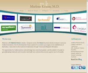 marlenekraussmd.com: Marlene Krauss, MD | Dr. Marlene Krauss | Marlene Krauss
Welcome to the website of Marlene Krauss, MD.