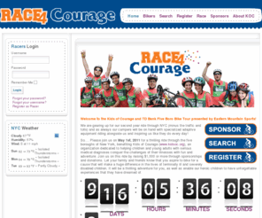 raceforcourage.org: Home
Race for Courage to support the heroic kids of Kids of Courage