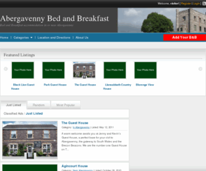 abergavennybedandbreakfast.com: Abergavenny Bed and Breakfast
Abergavenny Bed and Breakfast has a wide selection of bed and breakfast accommodation in and near Abergavenny in Monmouthshire. Abergavenny is the gateway to the Brecon Beacons – a walkers’ and birdwatchers’ paradise. Bed and Breakfast accommodation in and around Abergavenny. A range of accommodation to suit all tastes and budgets.