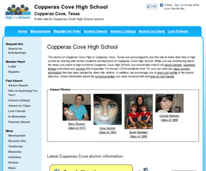 copperascovehighschool.org: Copperas Cove High School
Copperas Cove High School is a high school website for Copperas Cove alumni. Copperas Cove High provides school news, reunion and graduation information, alumni listings and more for former students and faculty of Copperas Cove High in Copperas Cove, Texas