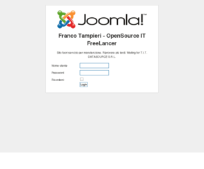 francotampieri.com: Benvenuto in Joomla!
Joomla! - il sistema di gestione di contenuti e portali dinamici