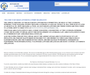 rotarianlawyersfellowship.org: Welcome to Rotarian Lawyers Fellowship Organization
Joomla! - the dynamic portal engine and content management system